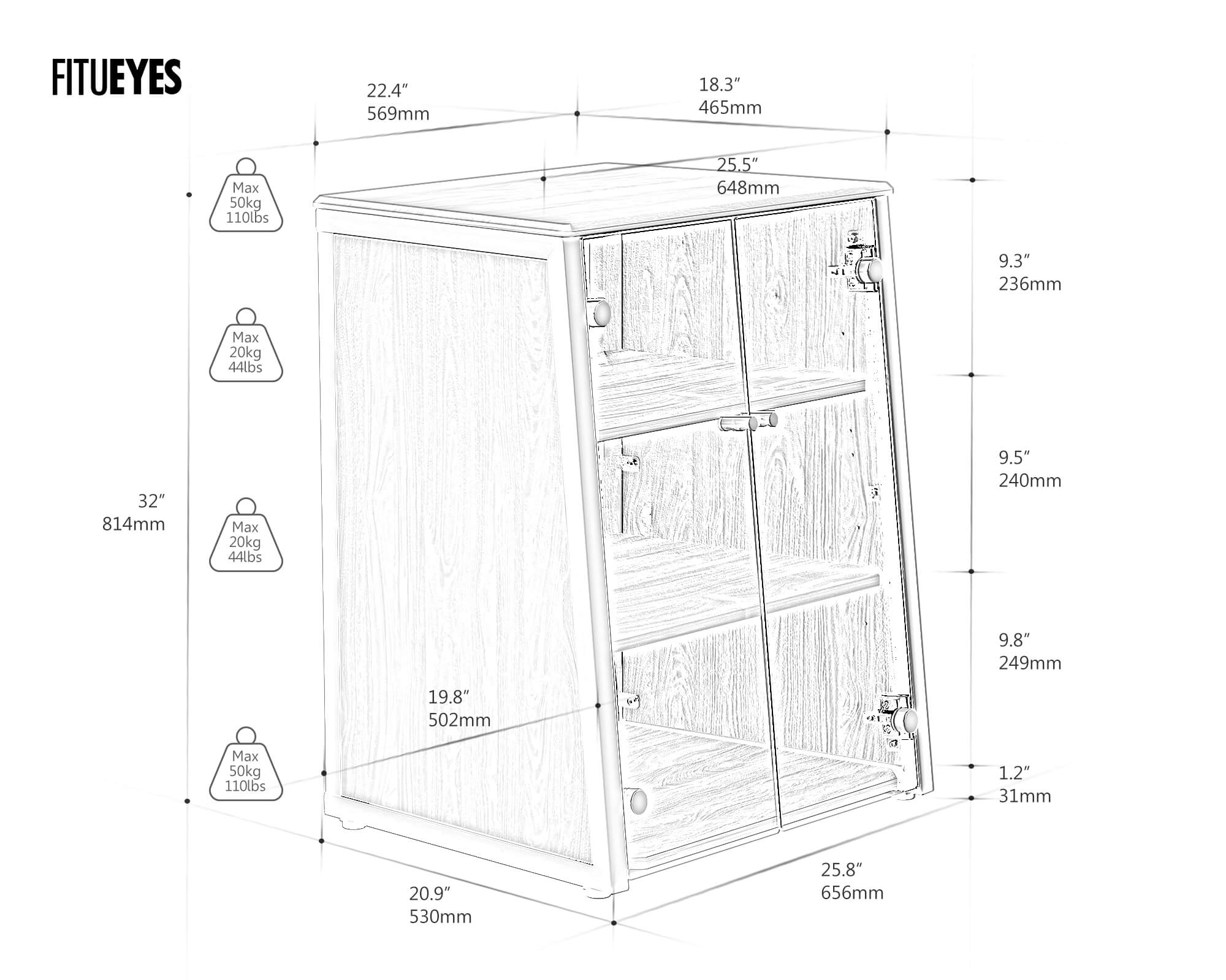 Dessin coté d'eiffel v2 as Meuble HIFI avec porte
