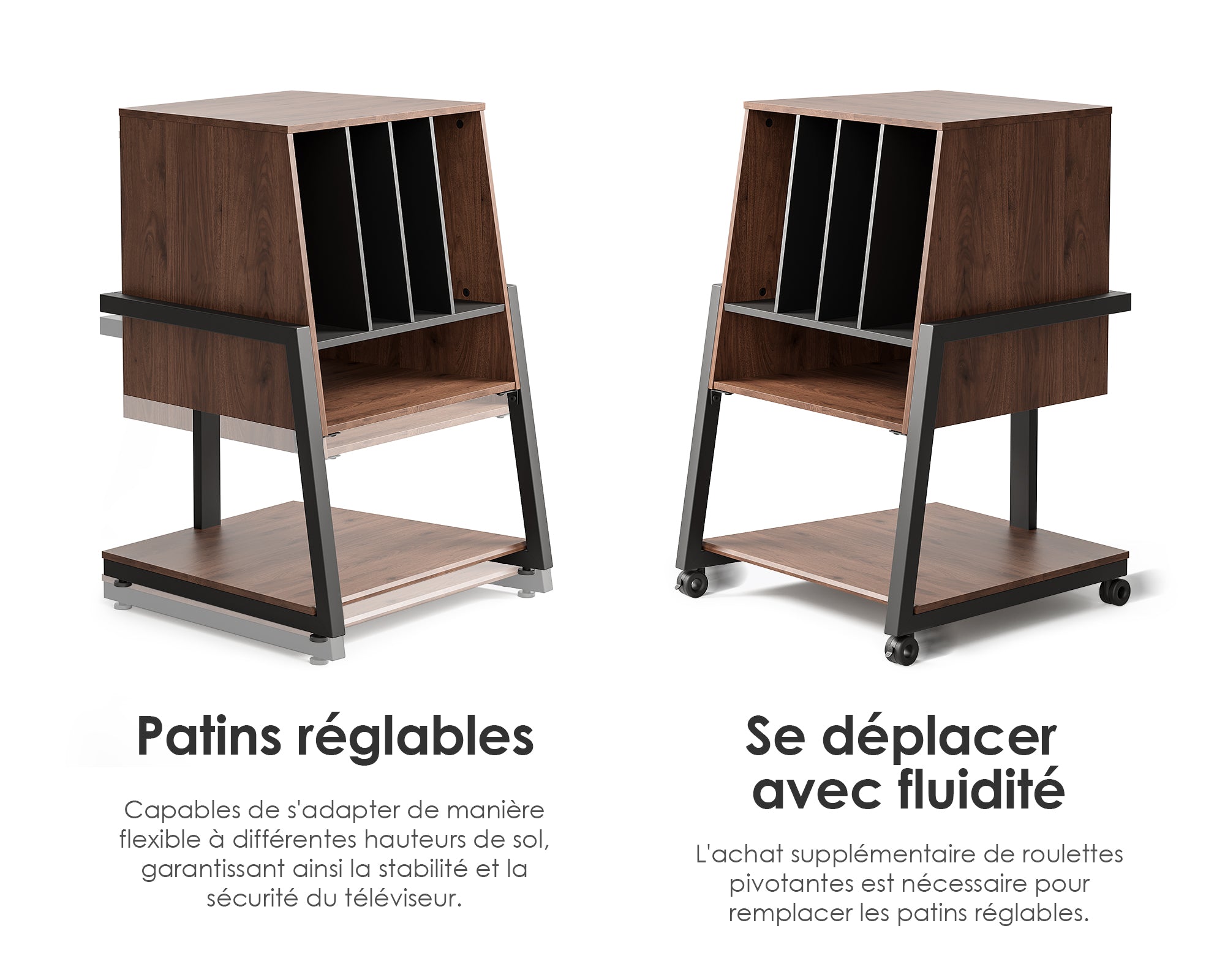 patins réglables et se déplacer avec fluidité
