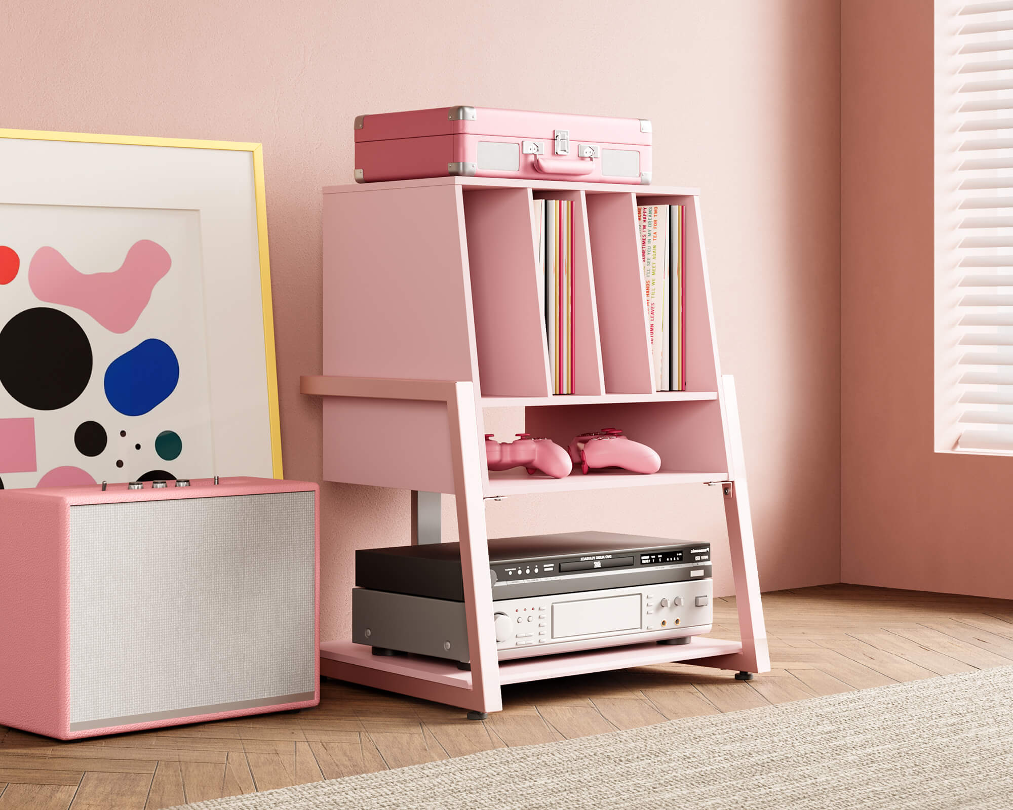 Graphique de la scène rose rs