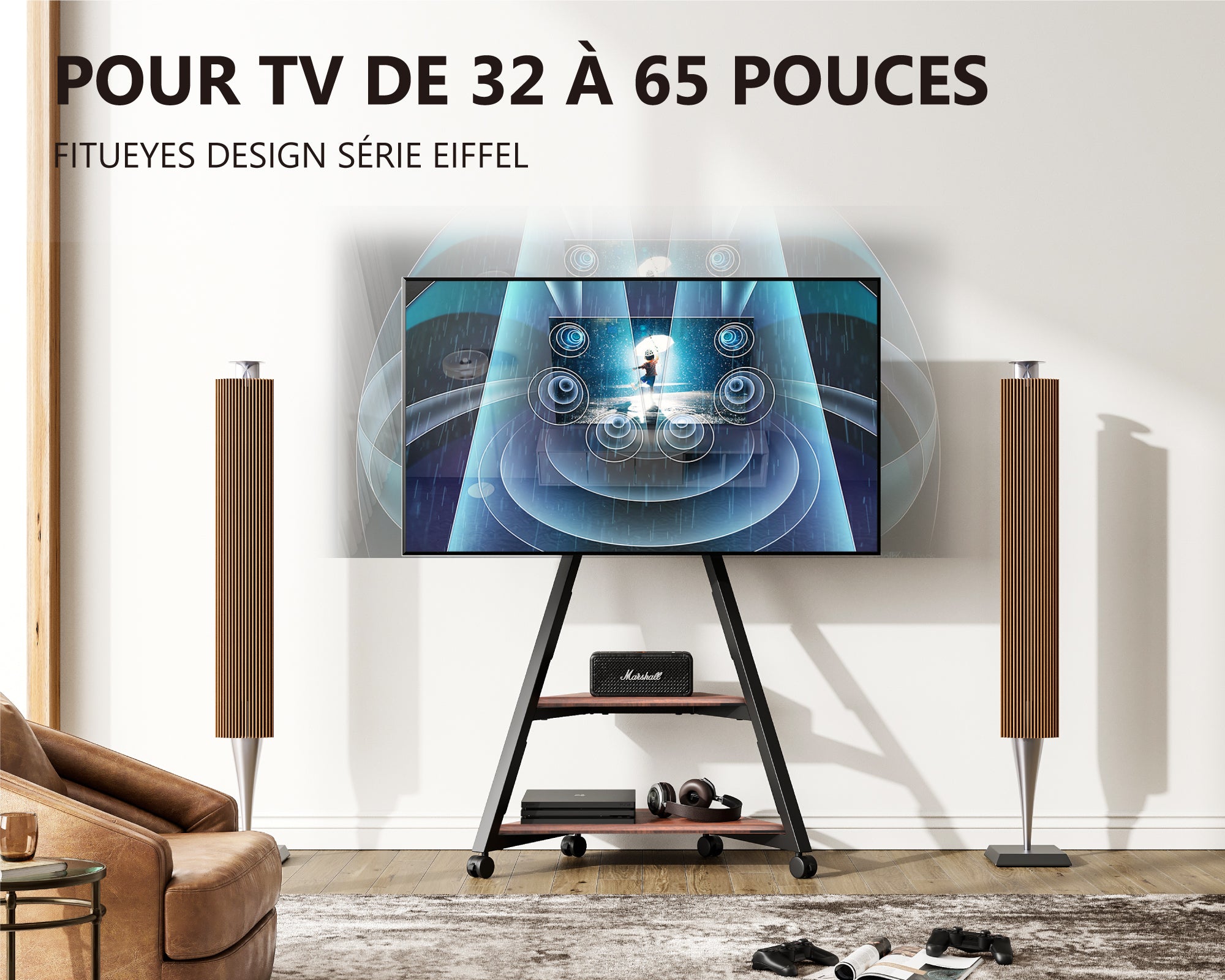pour tv de 32 à 65 pouces