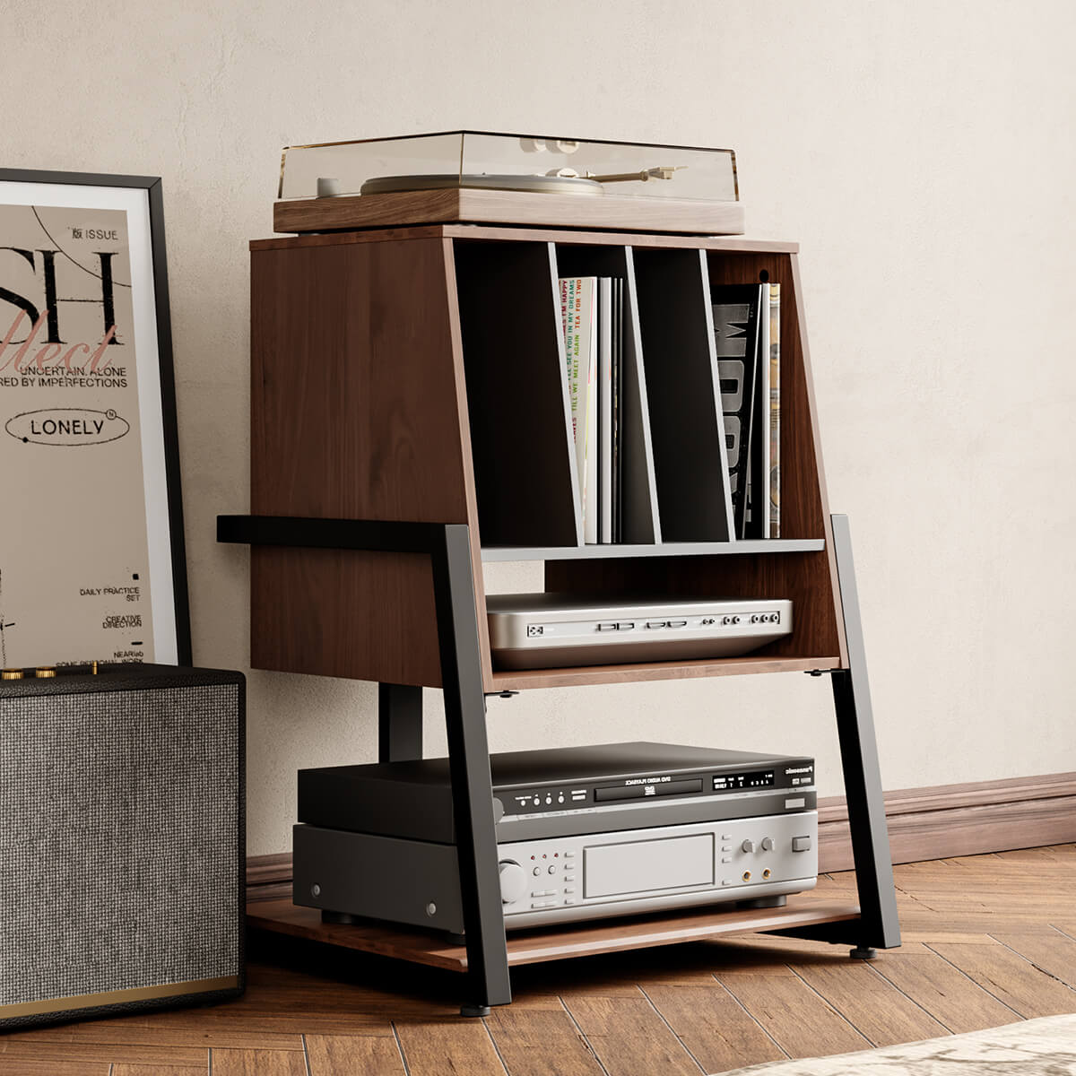 Meuble pour platine vinyle