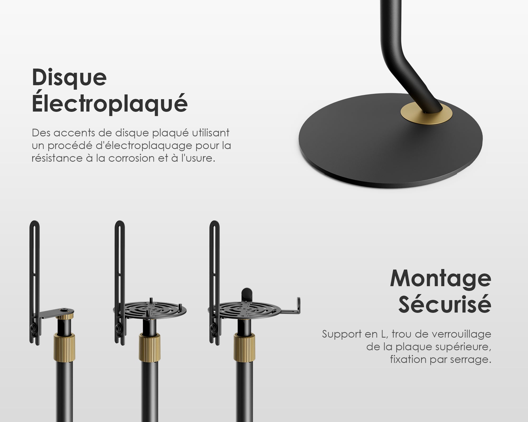 fitueyes-pieds_pour_enceintes-master_ss-noir-conception_universelle_disque couleur_Noir
