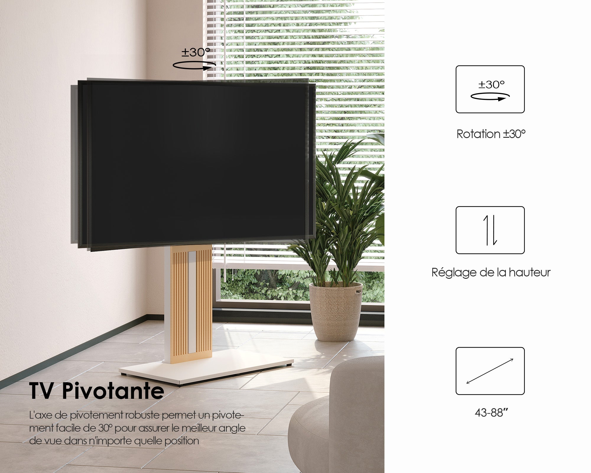 tv pivotante