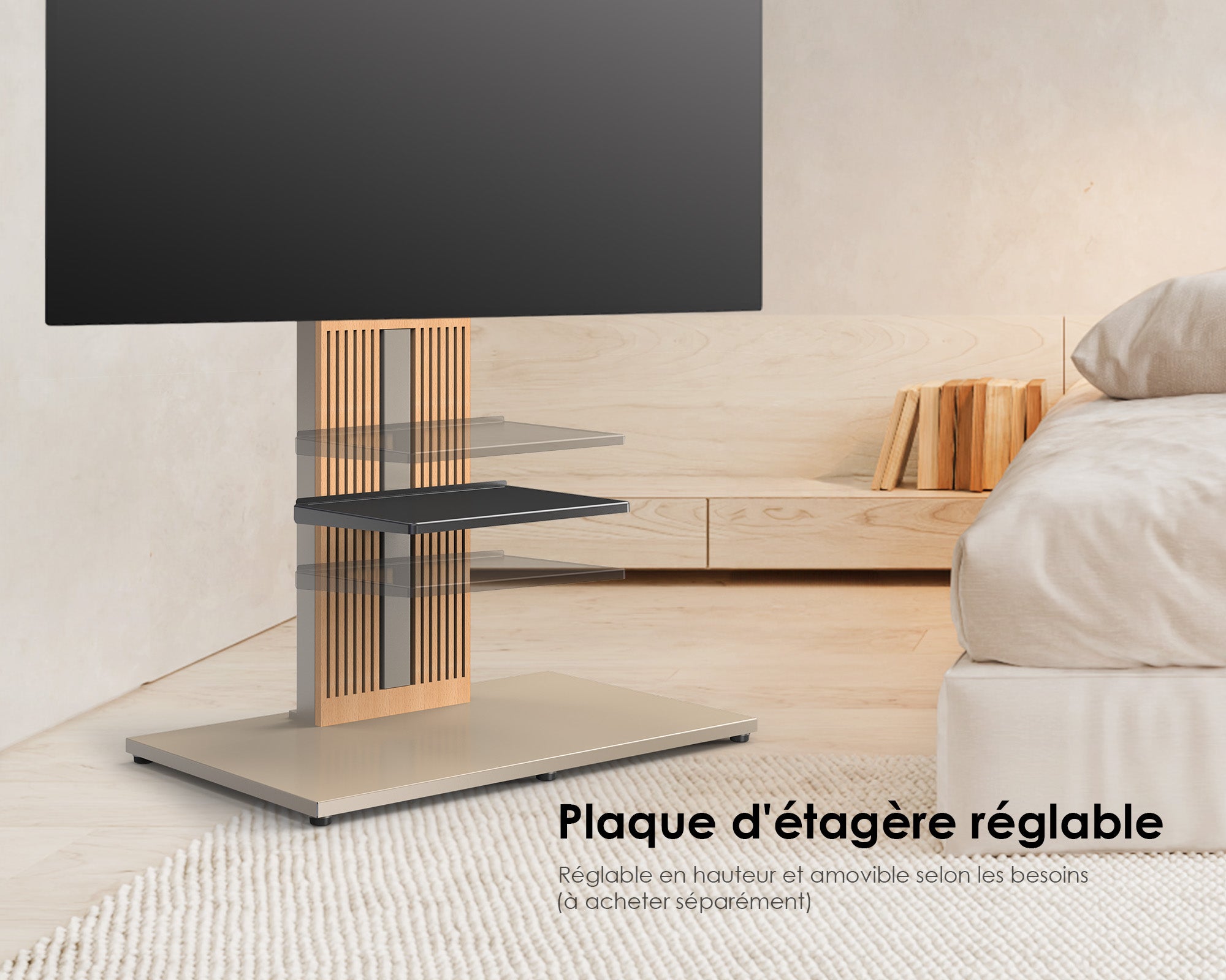 plaque d'étagère réglable