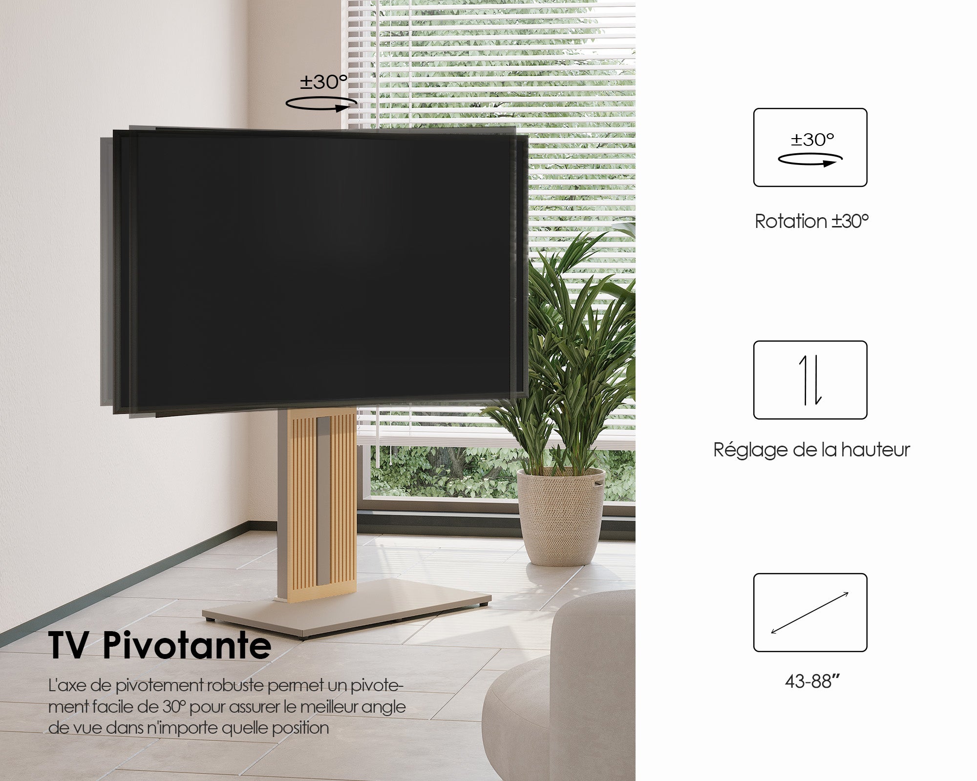 tv pivotante