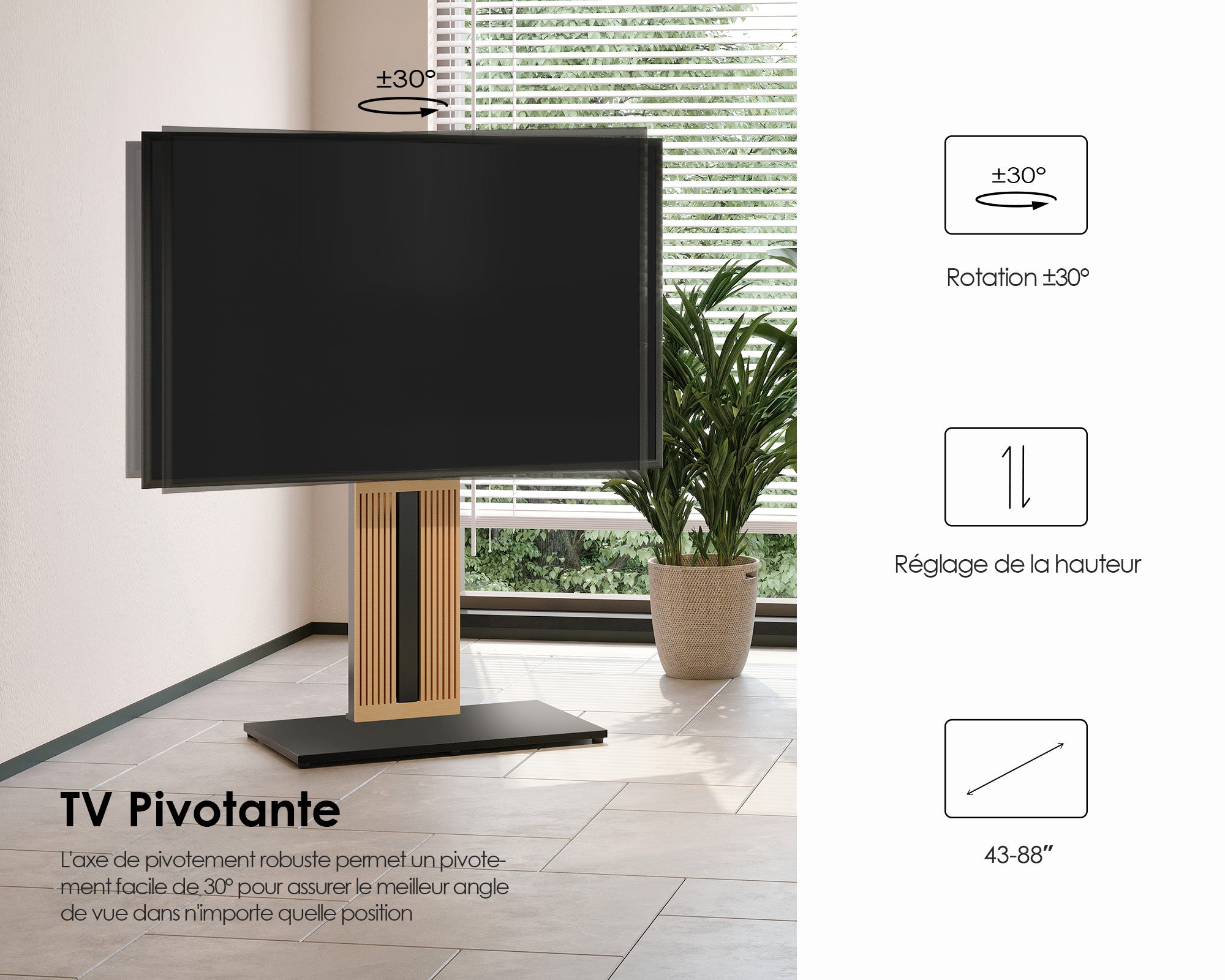 tv pivotante