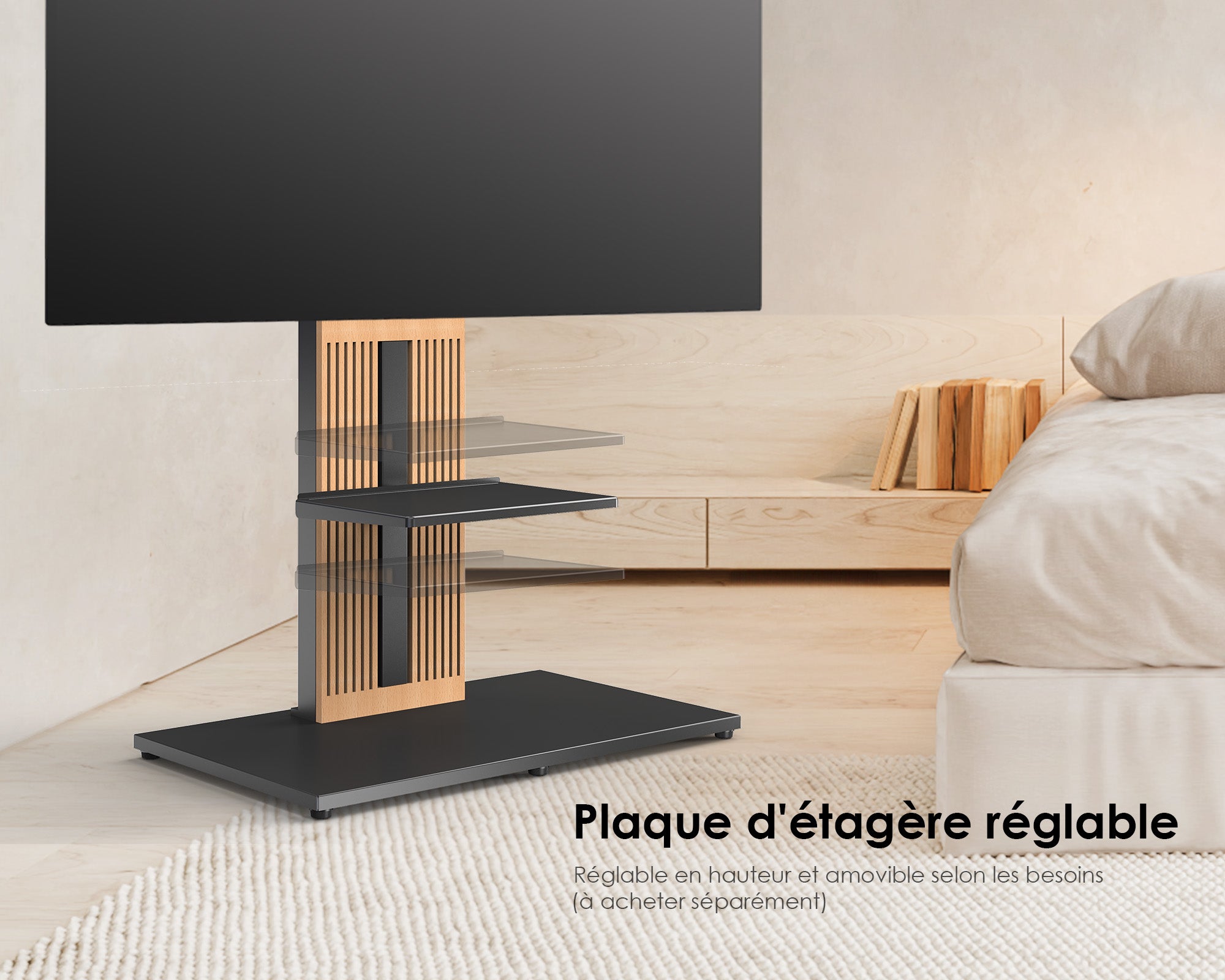 plaque d'étagère réglable