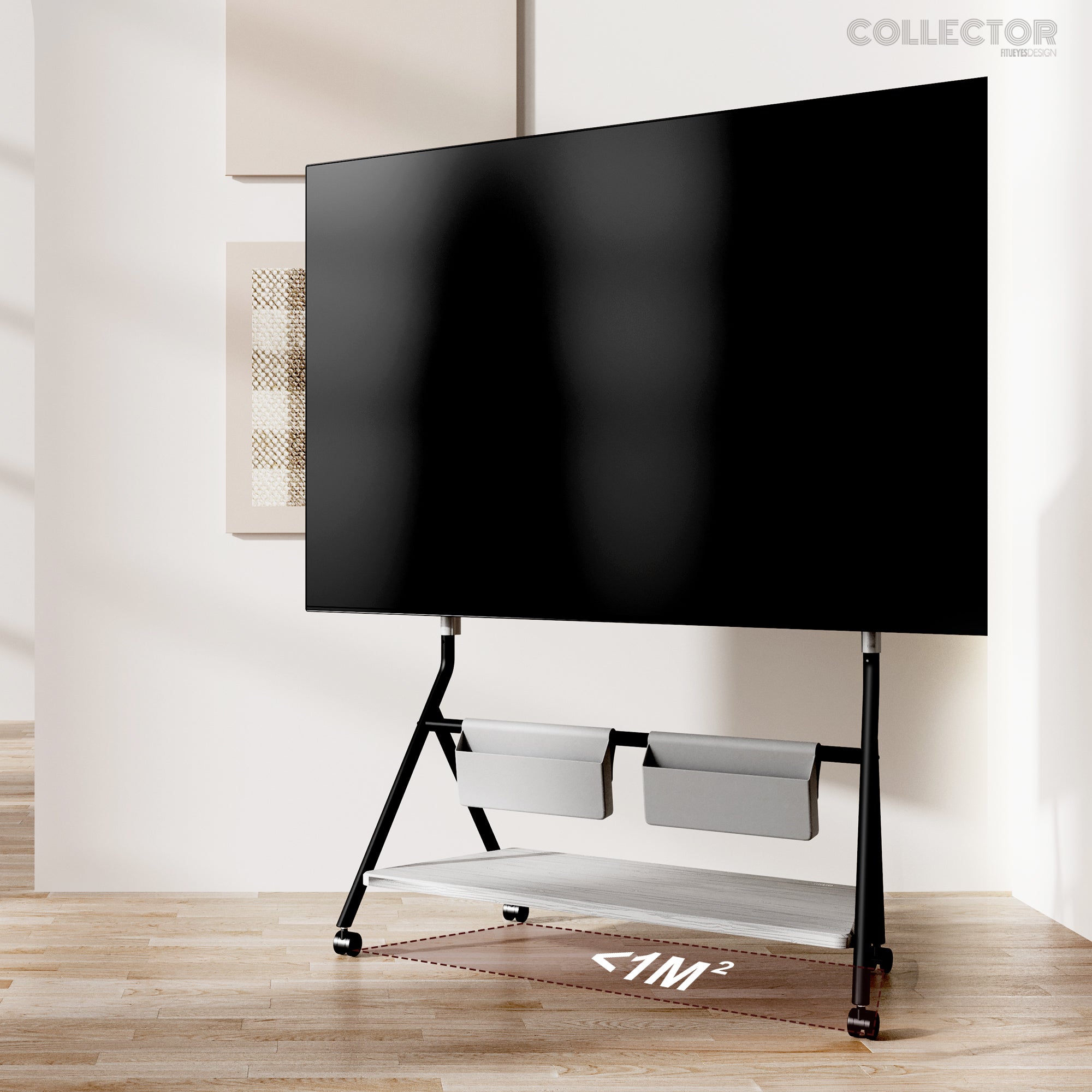Collector TC88 Support TV à Roulettes