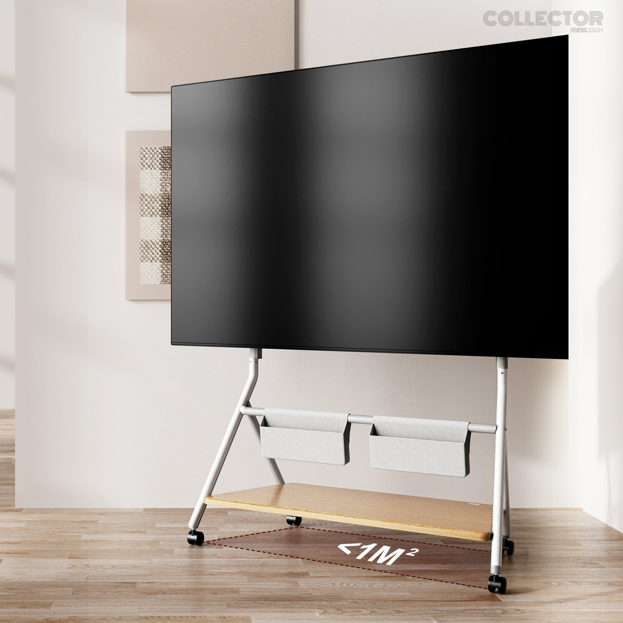 Collector TC88 Support TV à Roulettes