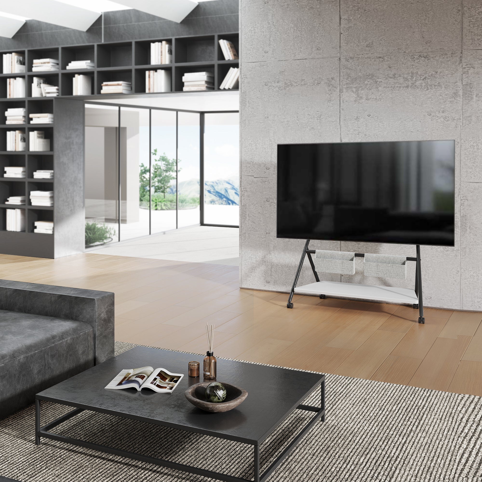 Collector TC88 Support TV à Roulettes