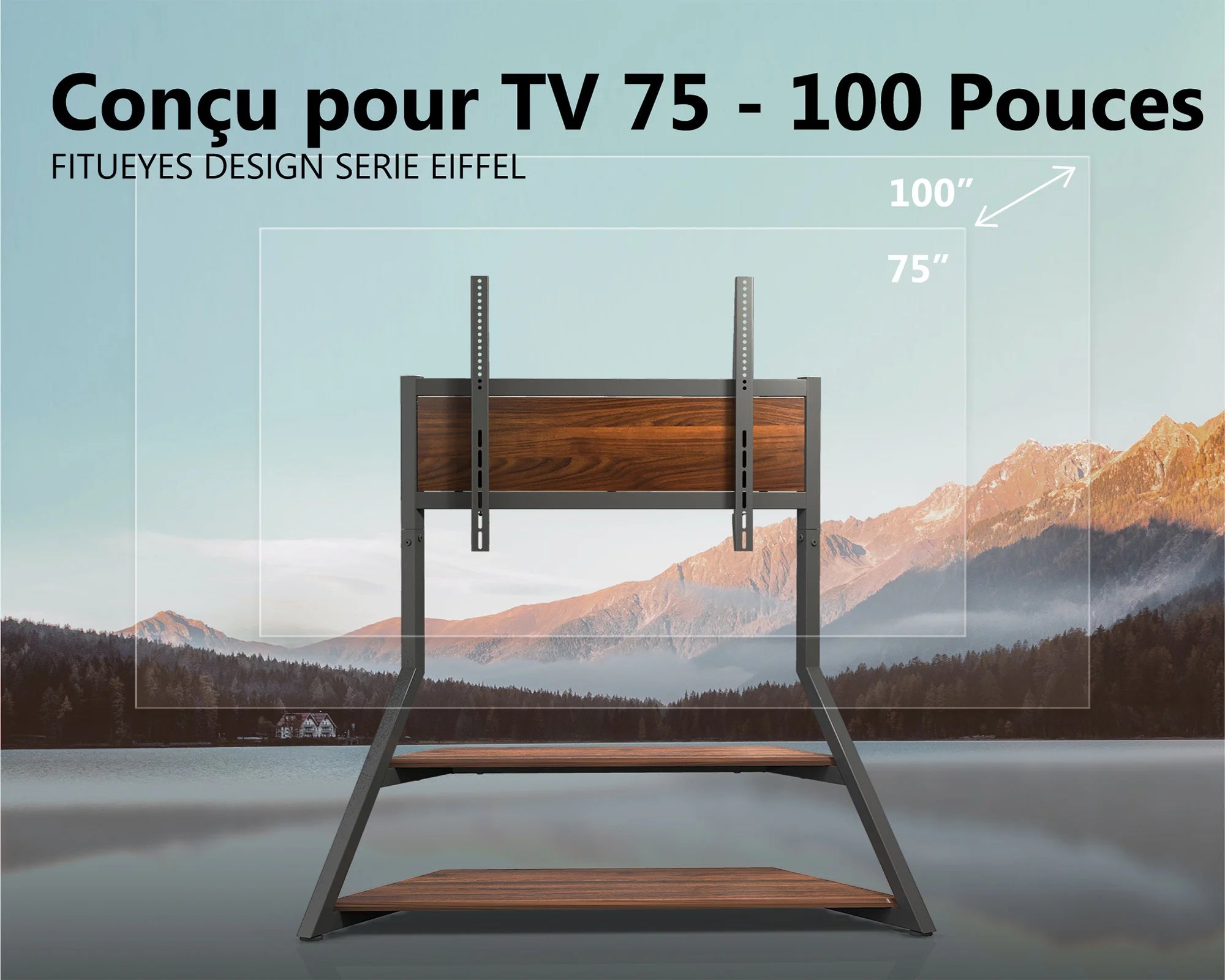 Conçu pour TV 75 - 100 Pouces
