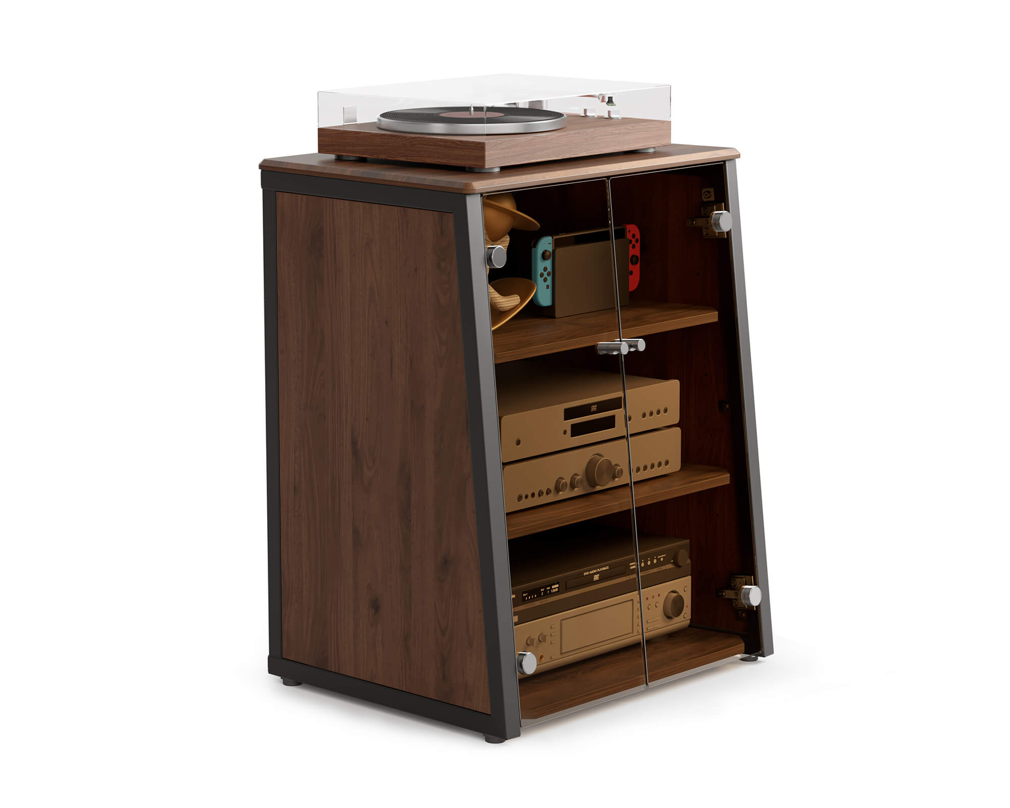 as07 meuble hifi avec porte