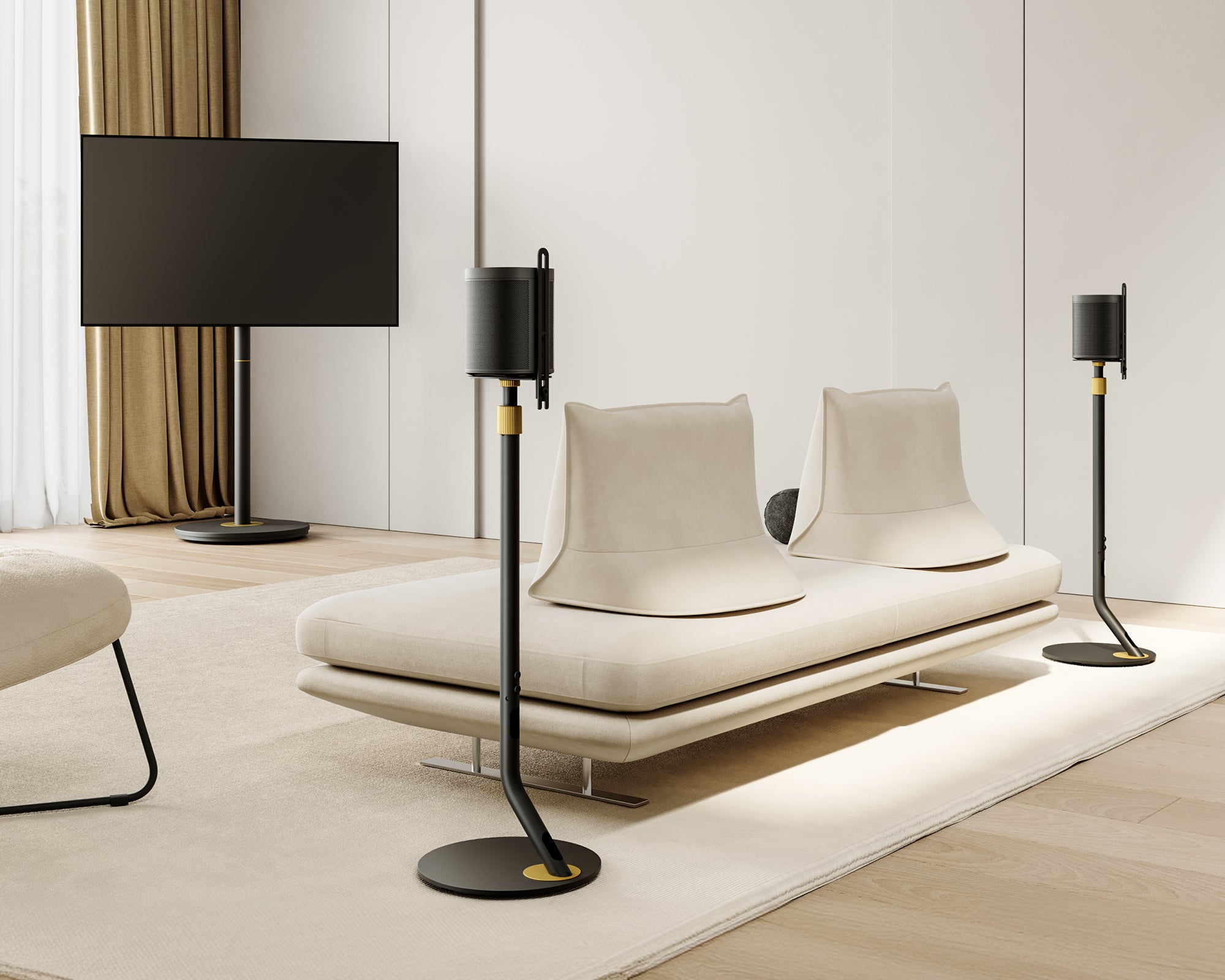 fitueyes-pieds_pour_enceintes-master_ss-noir-salon-2 couleur_Noir