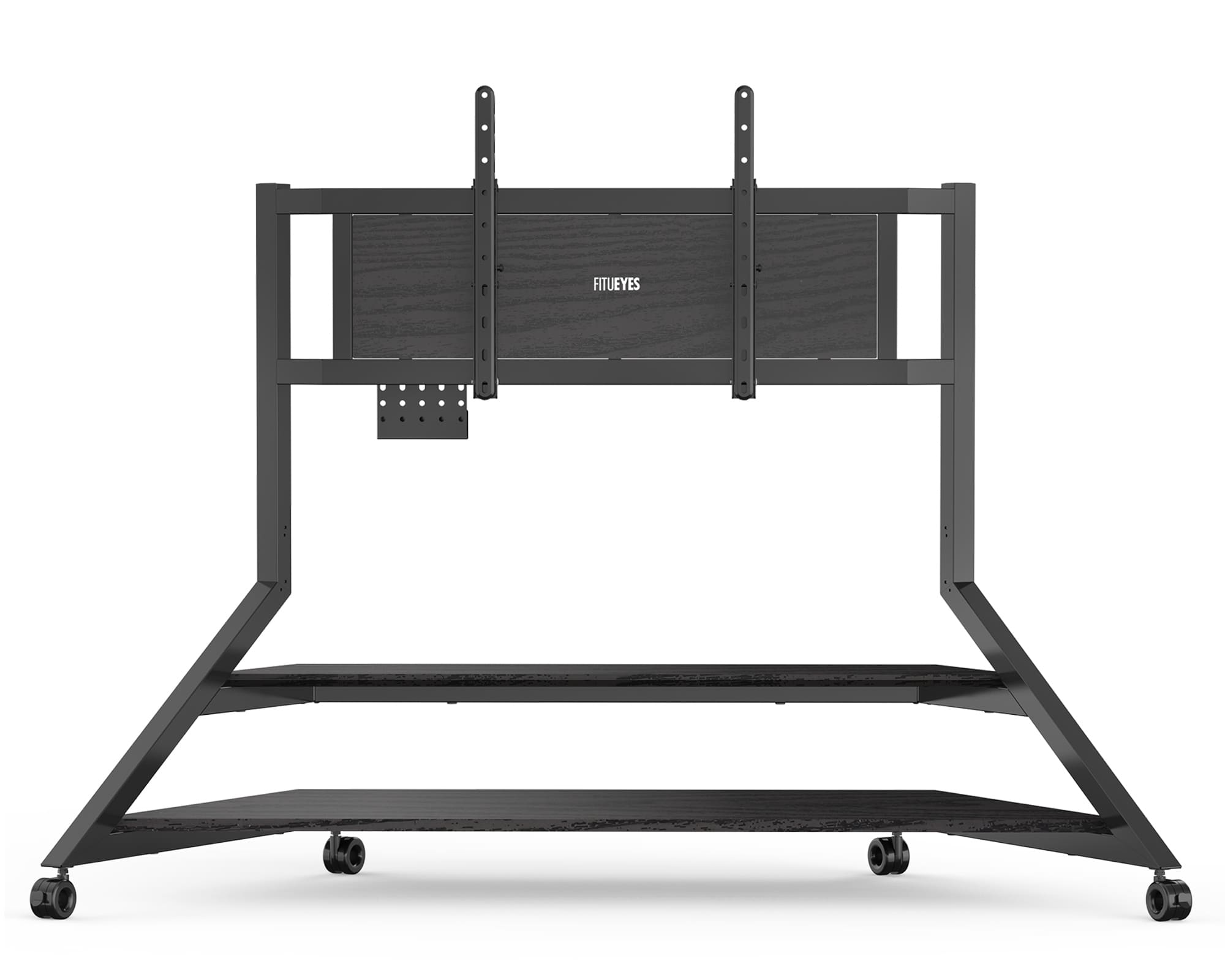eiffel ft100 noir Support TV à Roulettes