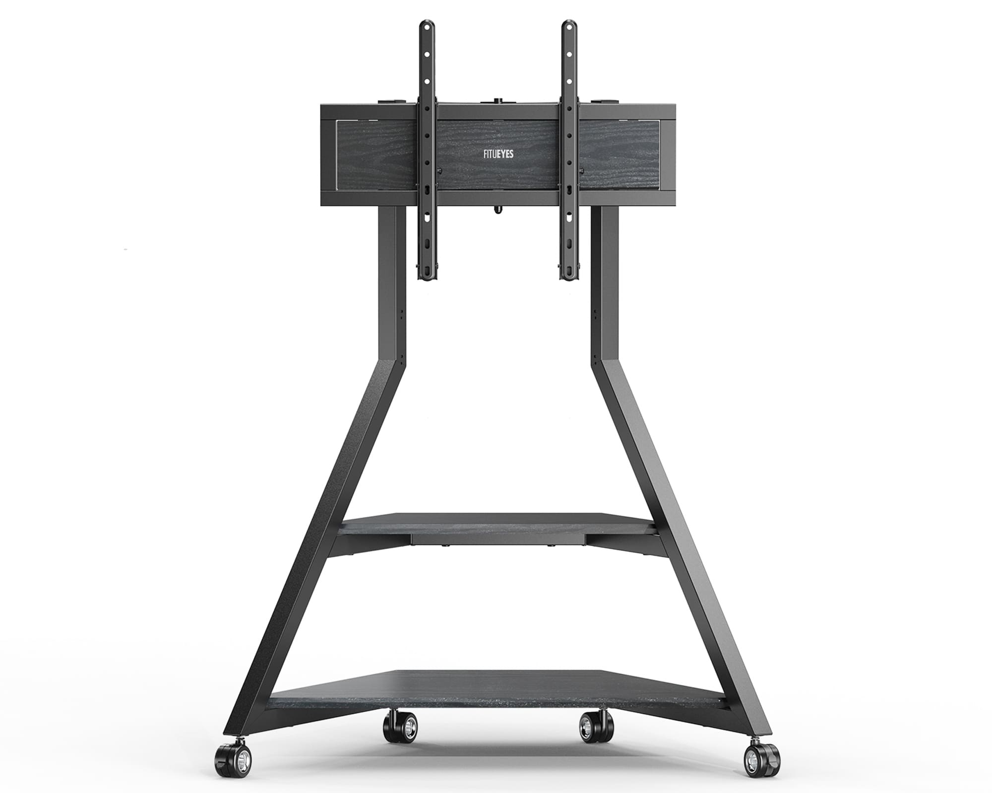eiffel ft88 noir Support TV à Roulettes