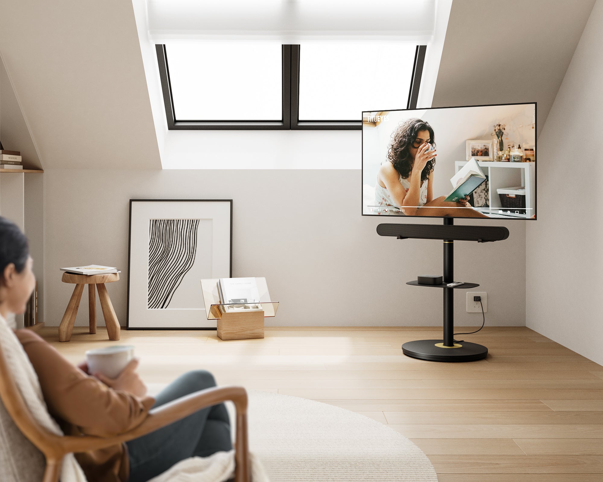 Soporte maestro para barra de sonido