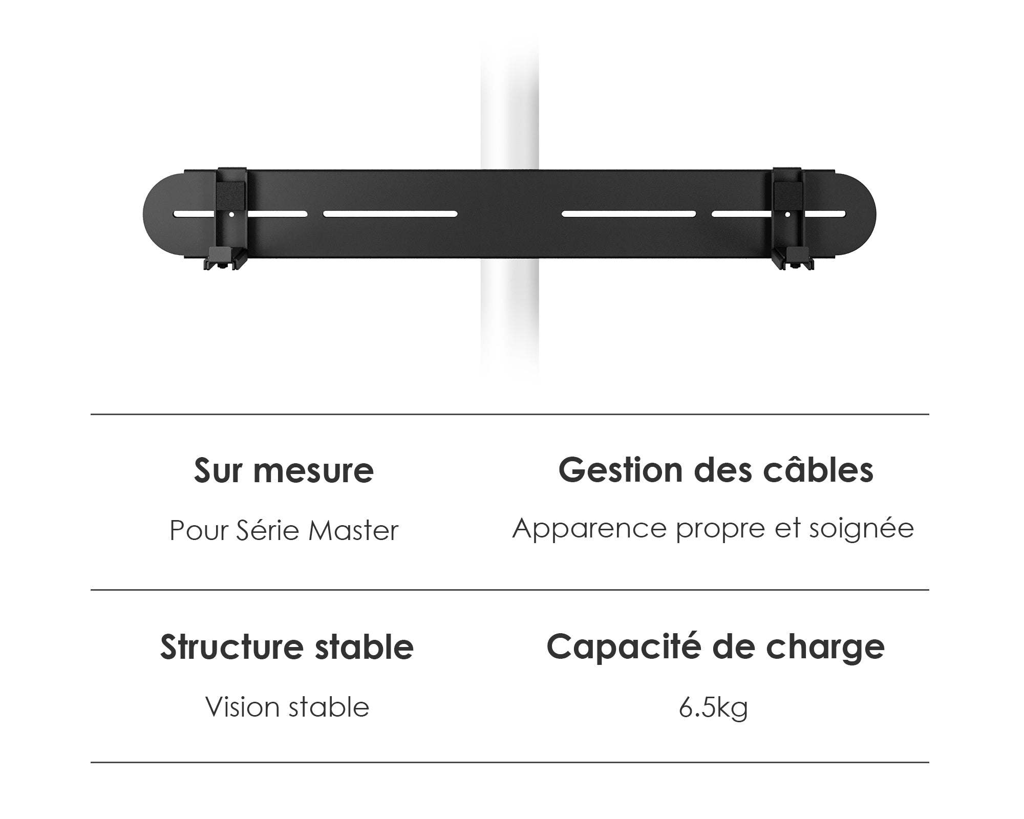 Soporte maestro para barra de sonido