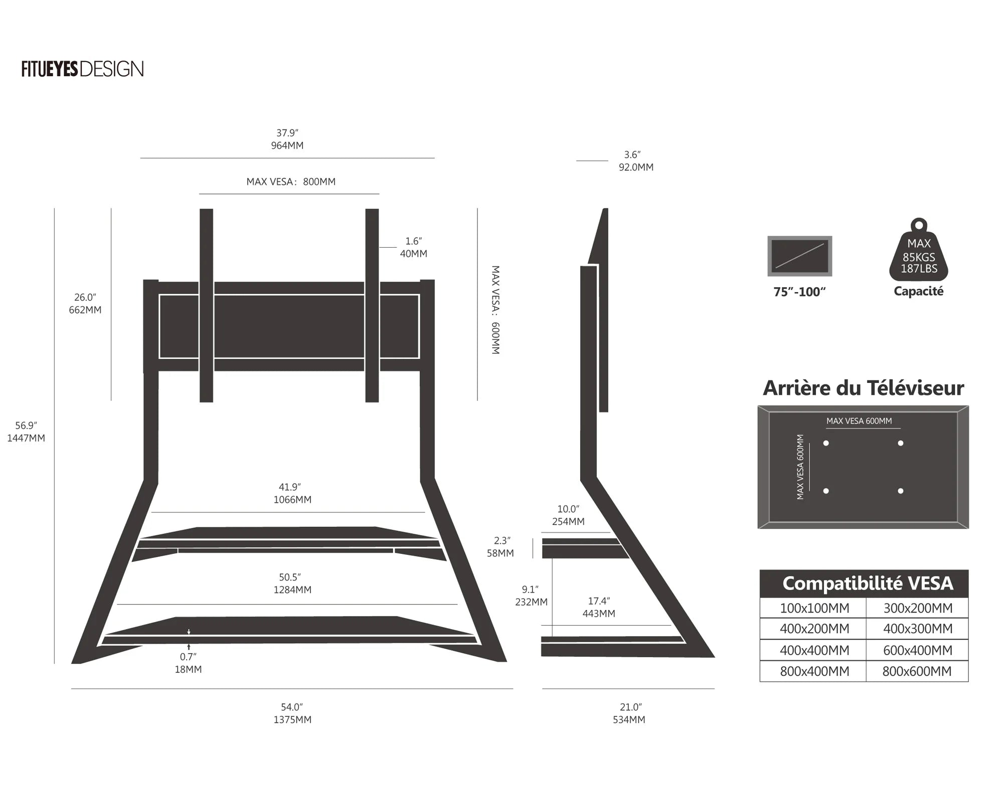 Dessin coté de la Tour Eiffel ft100